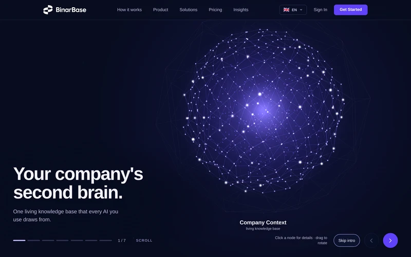 BinarBase — AI that actually knows your business