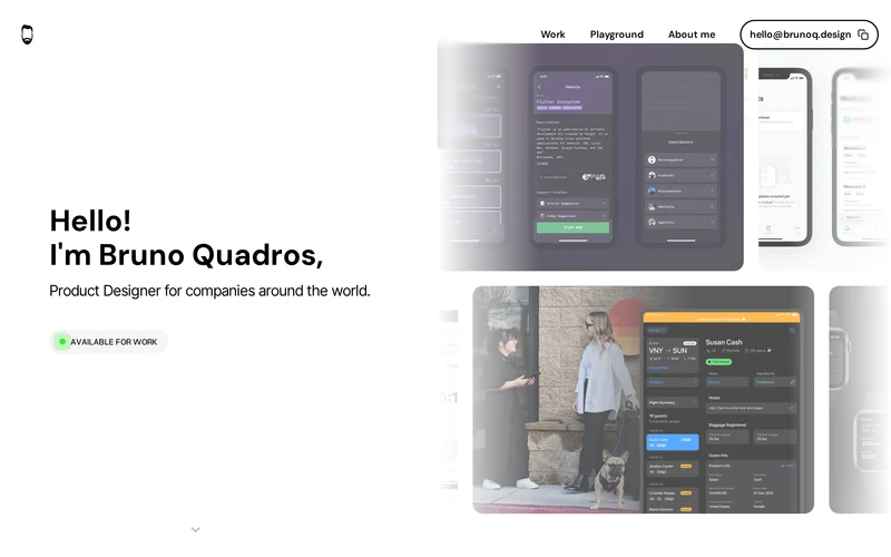 Bruno Q Design - Product Designer