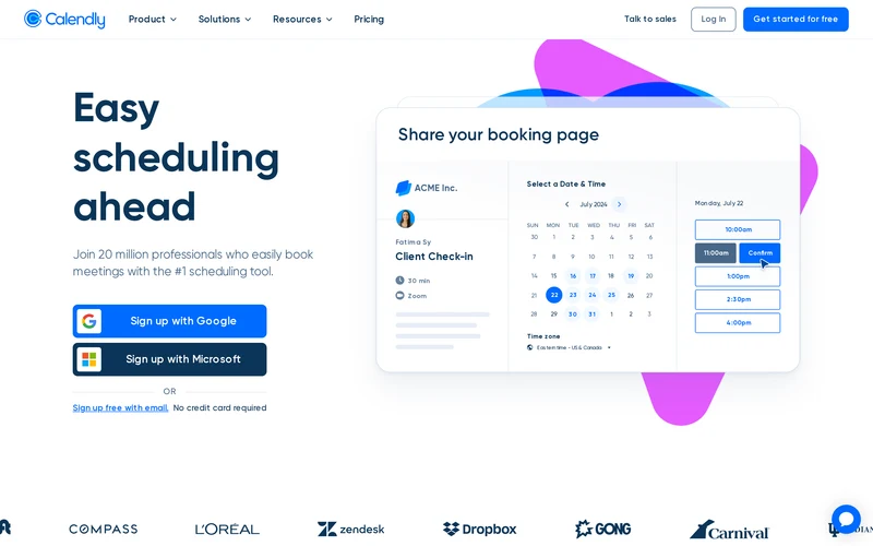 Free Online Appointment Scheduling Software | Calendly