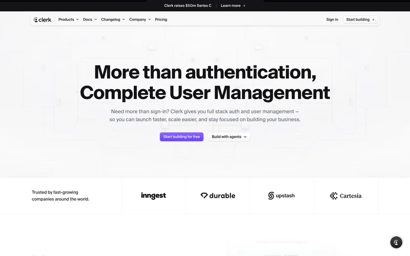 Clerk | Authentication and User Management
