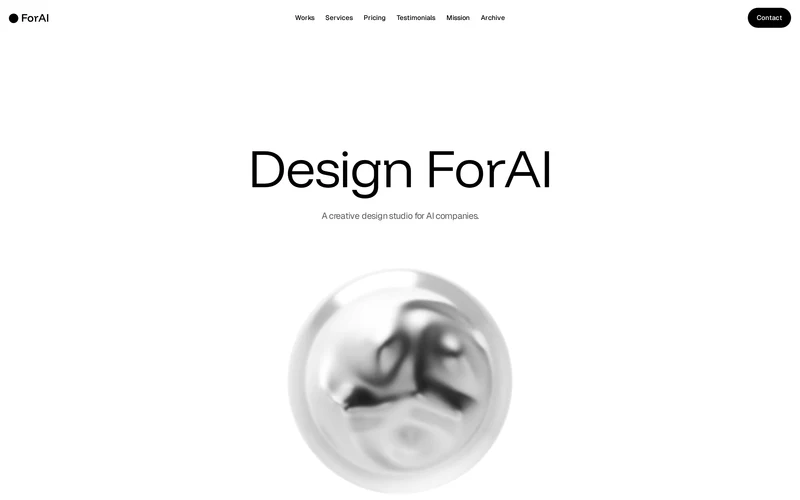 ForAI | AI-Focused Design Studio