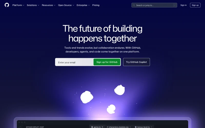 GitHub · Change is constant. GitHub keeps you ahead. · GitHub
