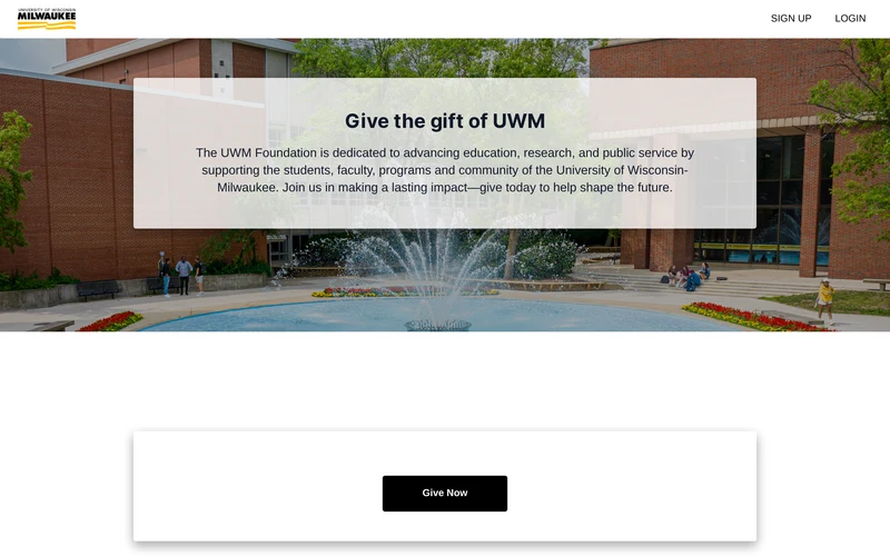 University of Wisconsin-Milwaukee · GiveCampus