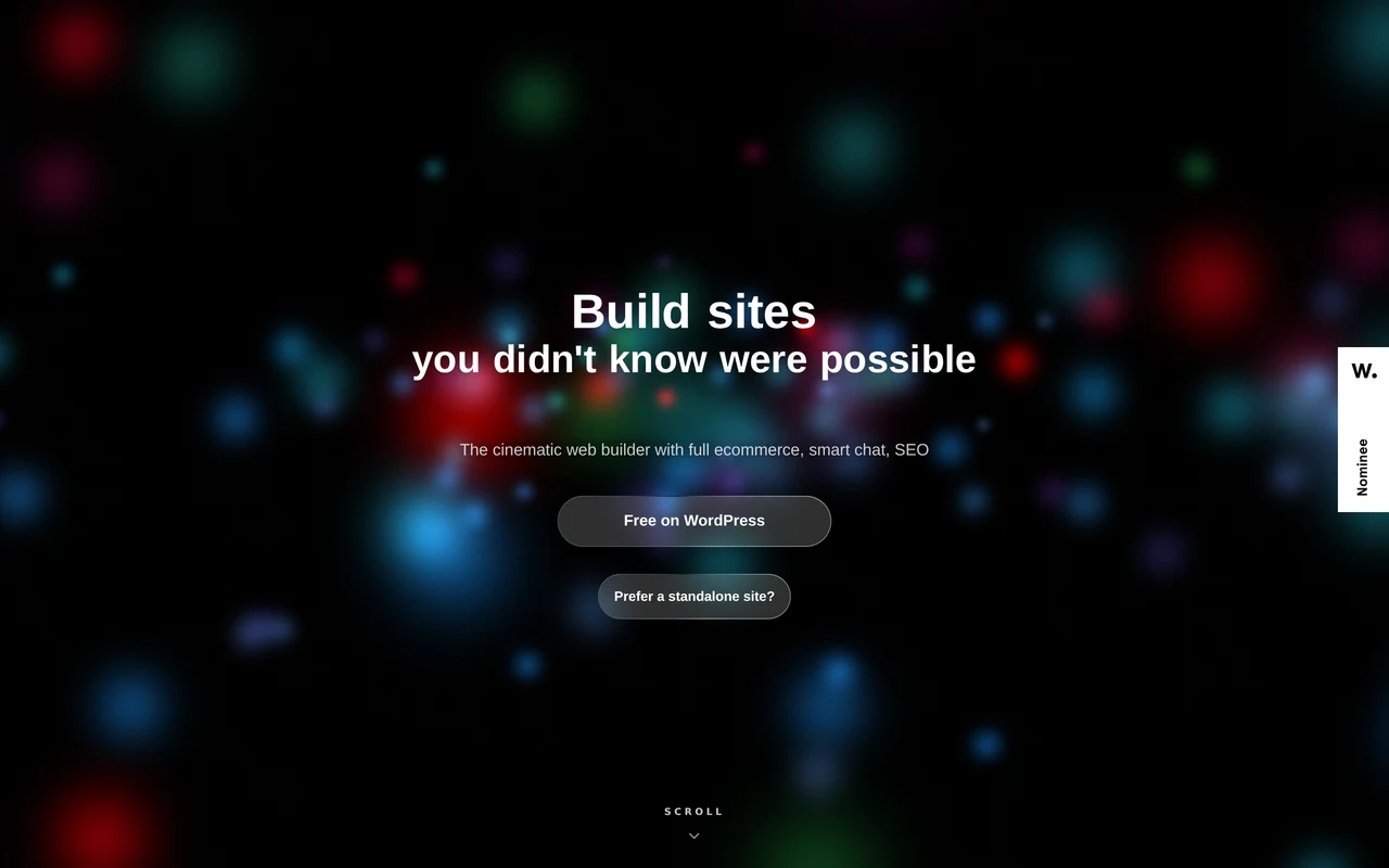 Instinctor: web builder with store, chat, and SEO PC 스크린샷
