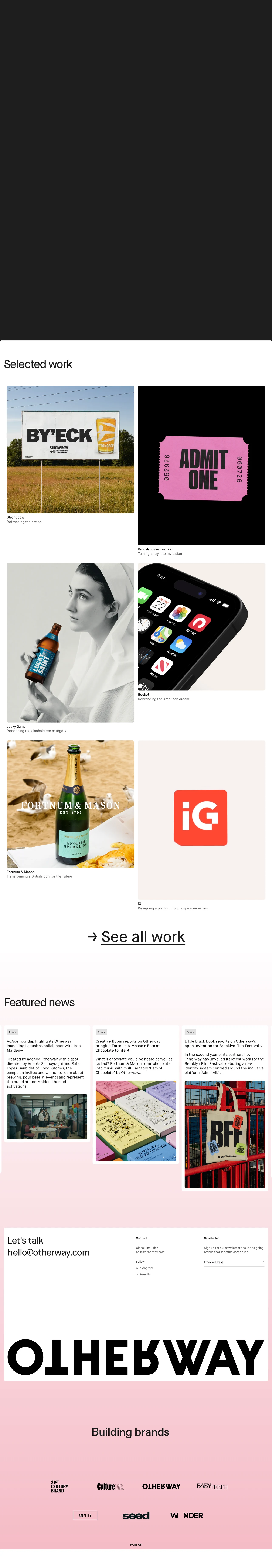 Otherway – A Global Design & Communications Studio PC 스크린샷