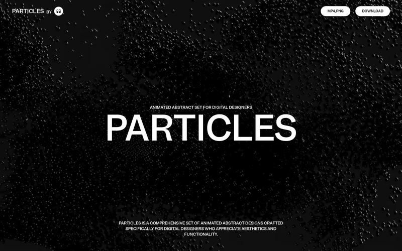 Particles 3D Animation Set