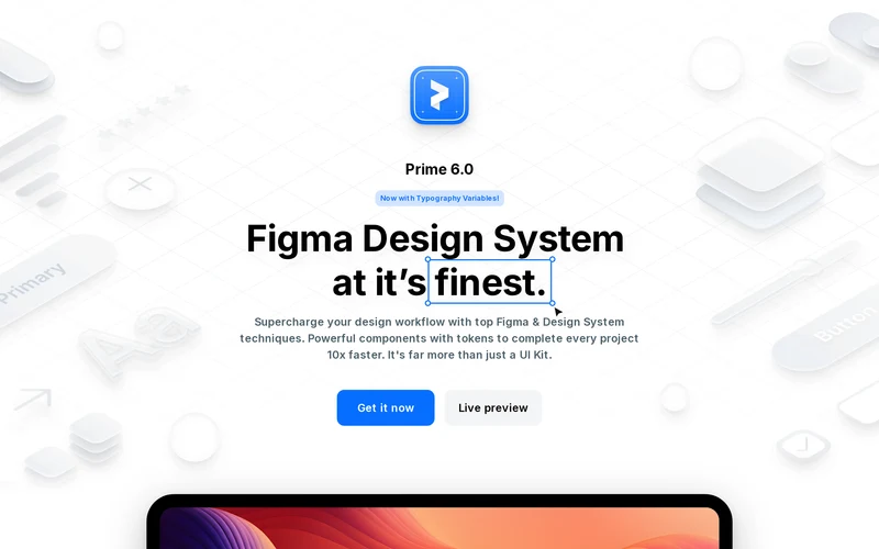 Prime Design System Kit