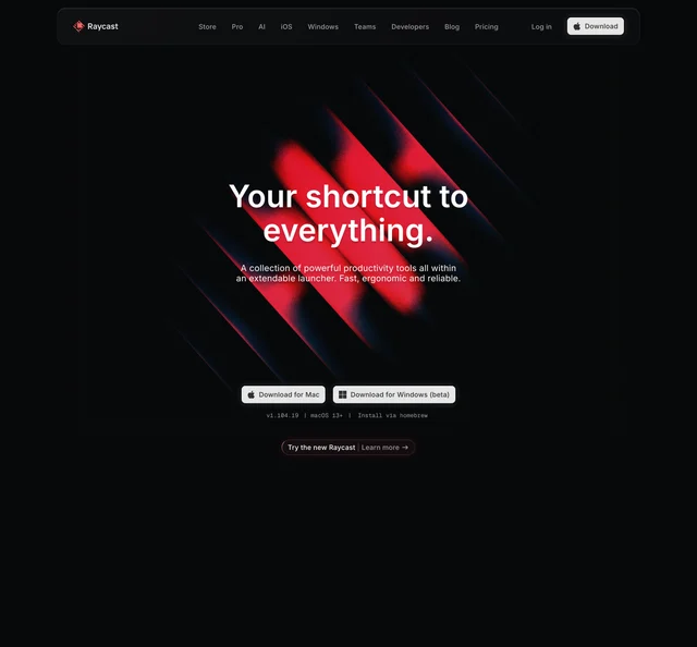 Raycast - Your shortcut to everything 스크린샷