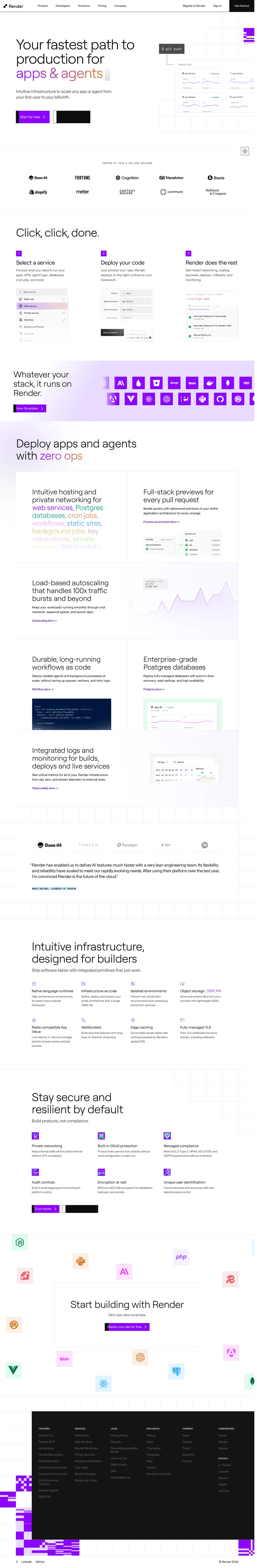 Render | The cloud for builders PC 스크린샷