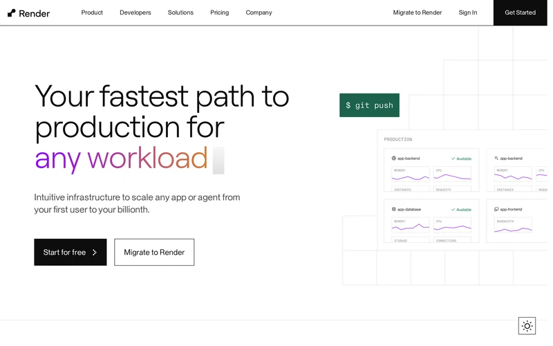 Render | The cloud for builders
