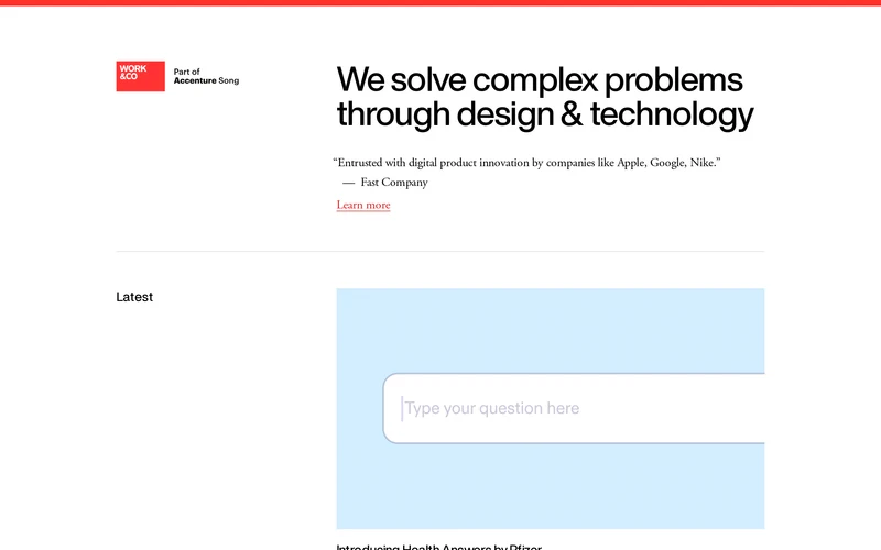 Work & Co | Digital Product Agency