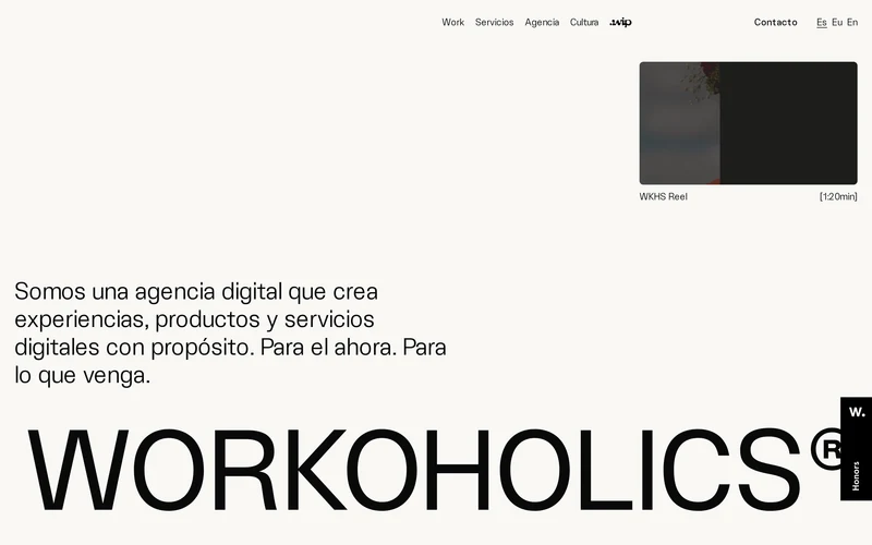 Workoholics | Agencia digital en Bilbao