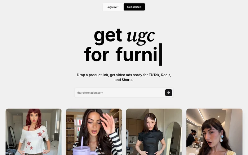adpanel - get UGC for your brand