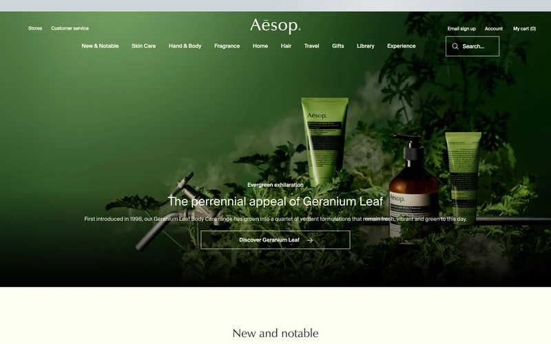 Formulations for Skin, Hair & Body Care of the Finest Quality - Aesop