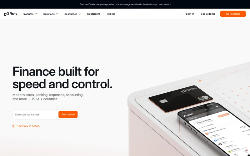 Brex: The Modern Finance Software Platform | Spend Smarter