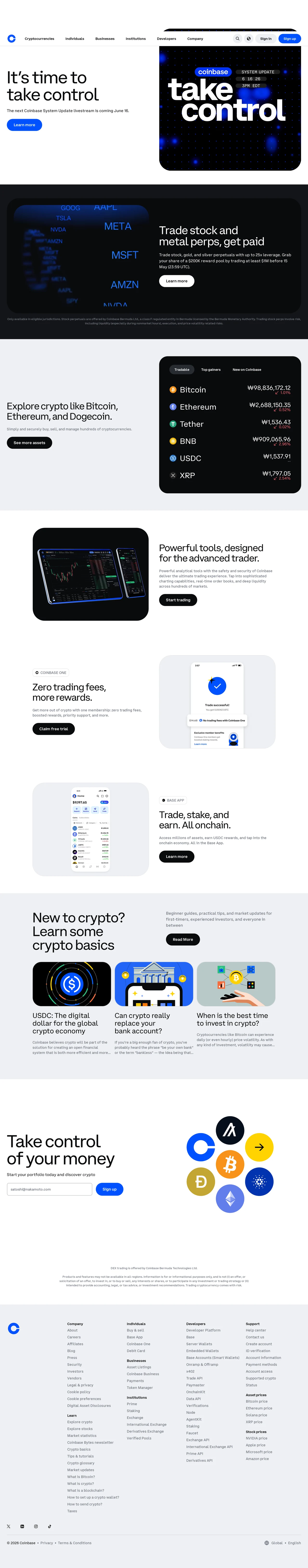 Coinbase - Buy and Sell Bitcoin, Ethereum, and more with trust PC 스크린샷