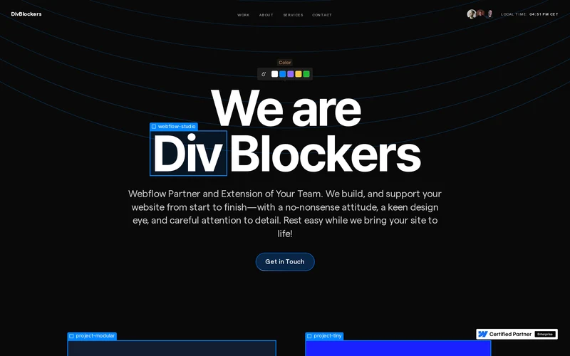 DivBlockers – Webflow Studio