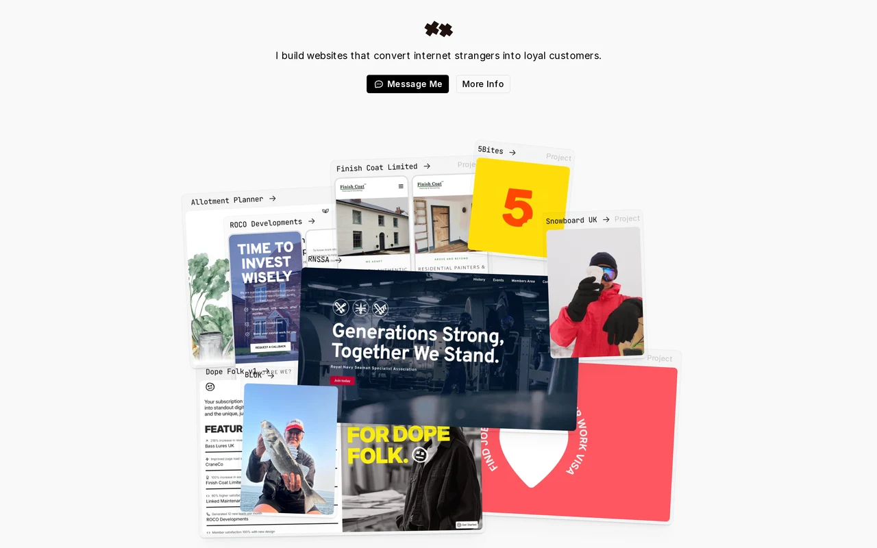 Creative Web Design & Development - Dope Folk PC 스크린샷