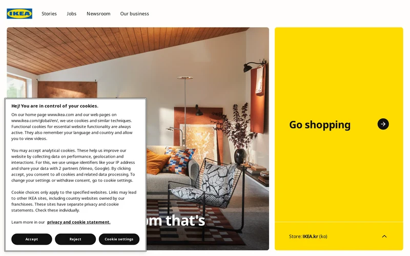 Hej! Welcome to IKEA Global