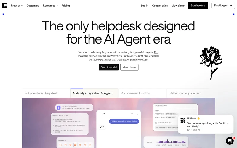 Intercom | The only helpdesk designed for the AI Agent era