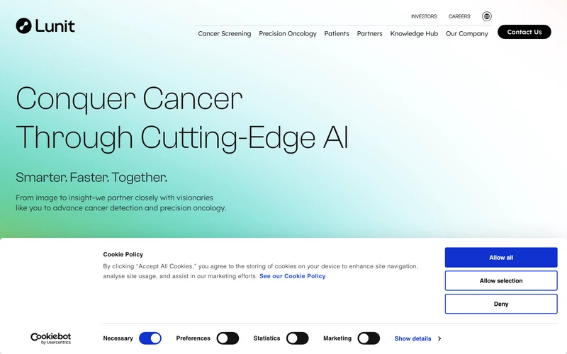 Early Detection & Precision Oncology Medical AI Software | Lunit