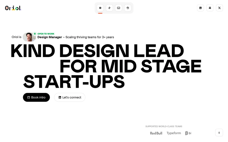 Oriol.Design | Kind Design Lead – Design Leader, Design Manager, Design Mentor