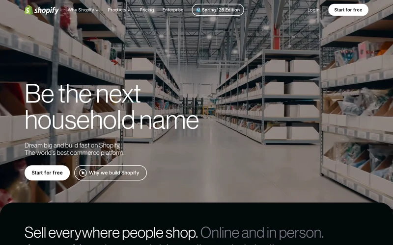 Shopify: The All-in-One Commerce Platform for Businesses - Shopify