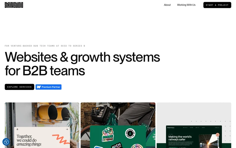 Websites for Venture-Backed Tech Teams | Shrink Studio