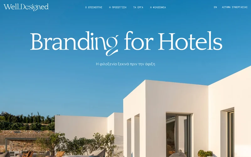 Branding for Hotels & Villas | Well.Designed