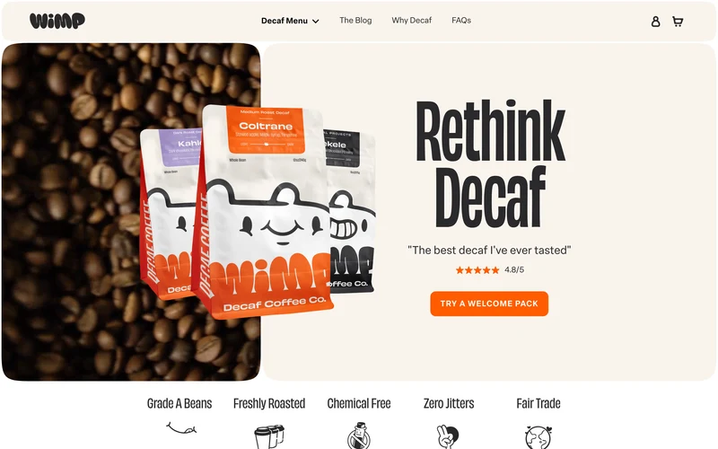 Wimp Decaf Coffee Company